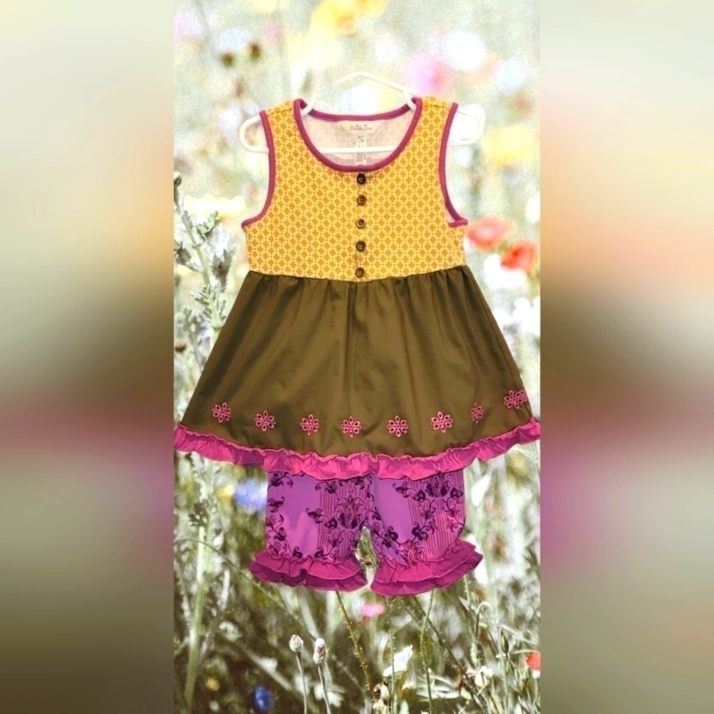 MATILDA Jane Matching Ruffled Shorts Set